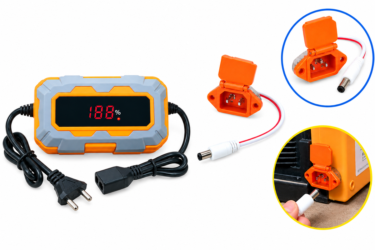 Digital-Spray Machine Charger-12v 2Amp- With Free Connector