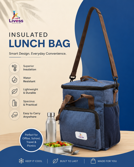Insulated Lunch Bag. Hot & Cool
